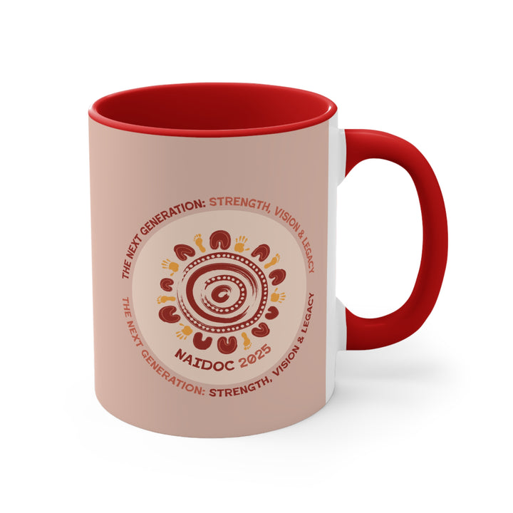 Pathways of Legacy - NAIDOC 2025 Colourful Accent Mug