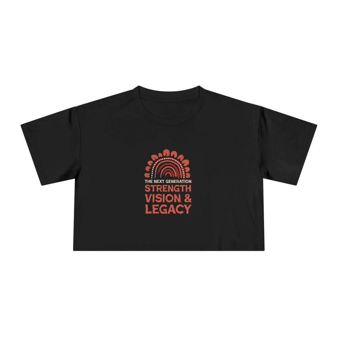 Legacy in Motion  - NAIDOC 2025 Women's Cropped T-Shirt