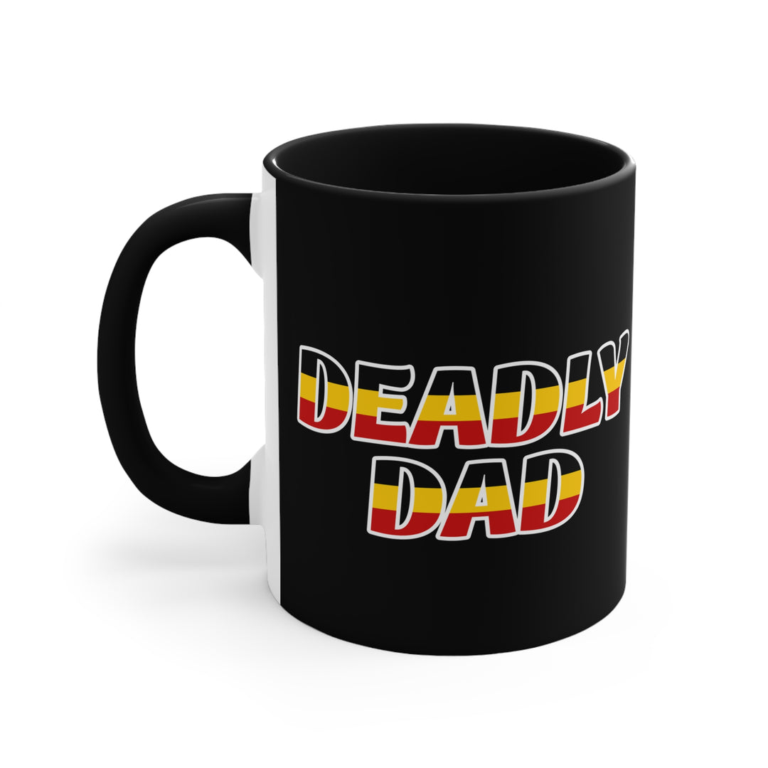 Deadly Dad (Strong and Deadly) - Colourful Accent Mug