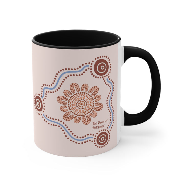 The Power of Sisterhood - Colourful Accent Mug