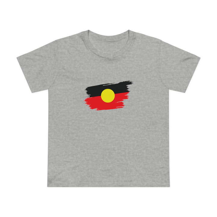 Brushstroke Aboriginal Flag - Women’s Tee