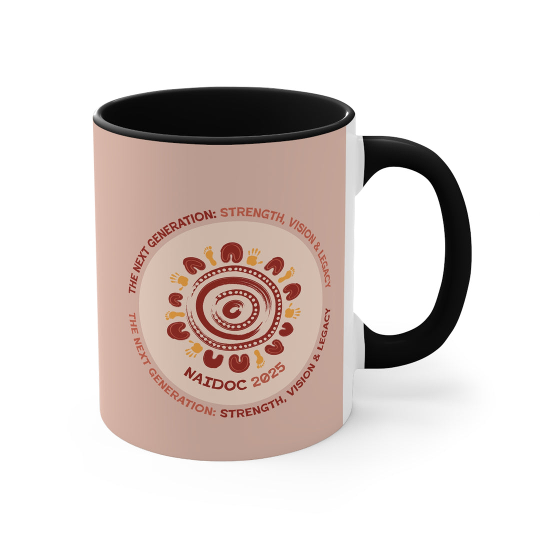 Pathways of Legacy - NAIDOC 2025 Colourful Accent Mug