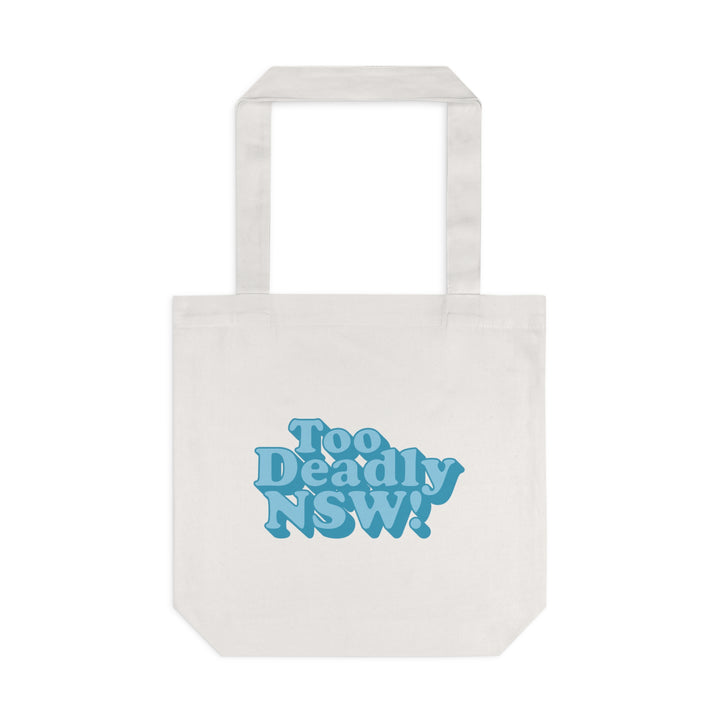Too Deadly (Blue & White) - Cotton Tote Bag