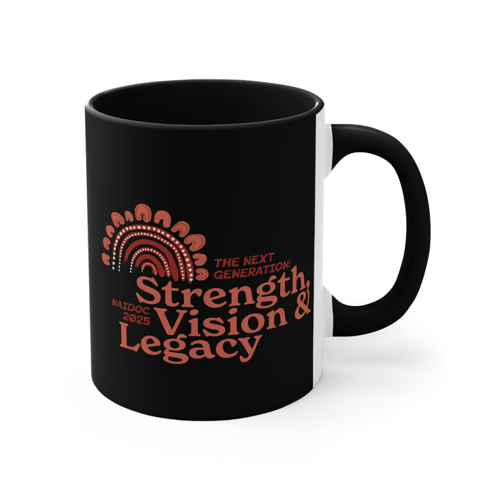 Strength, Vision & Legacy - NAIDOC 2025 Colourful Accent Mug