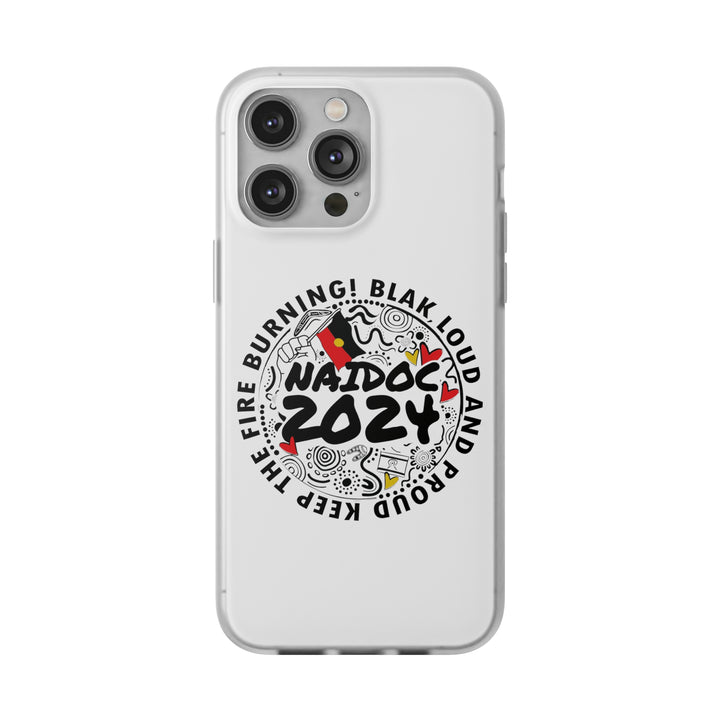 Blak, Loud and Proud NAIDOC 2024 - Flexi Phone Cases