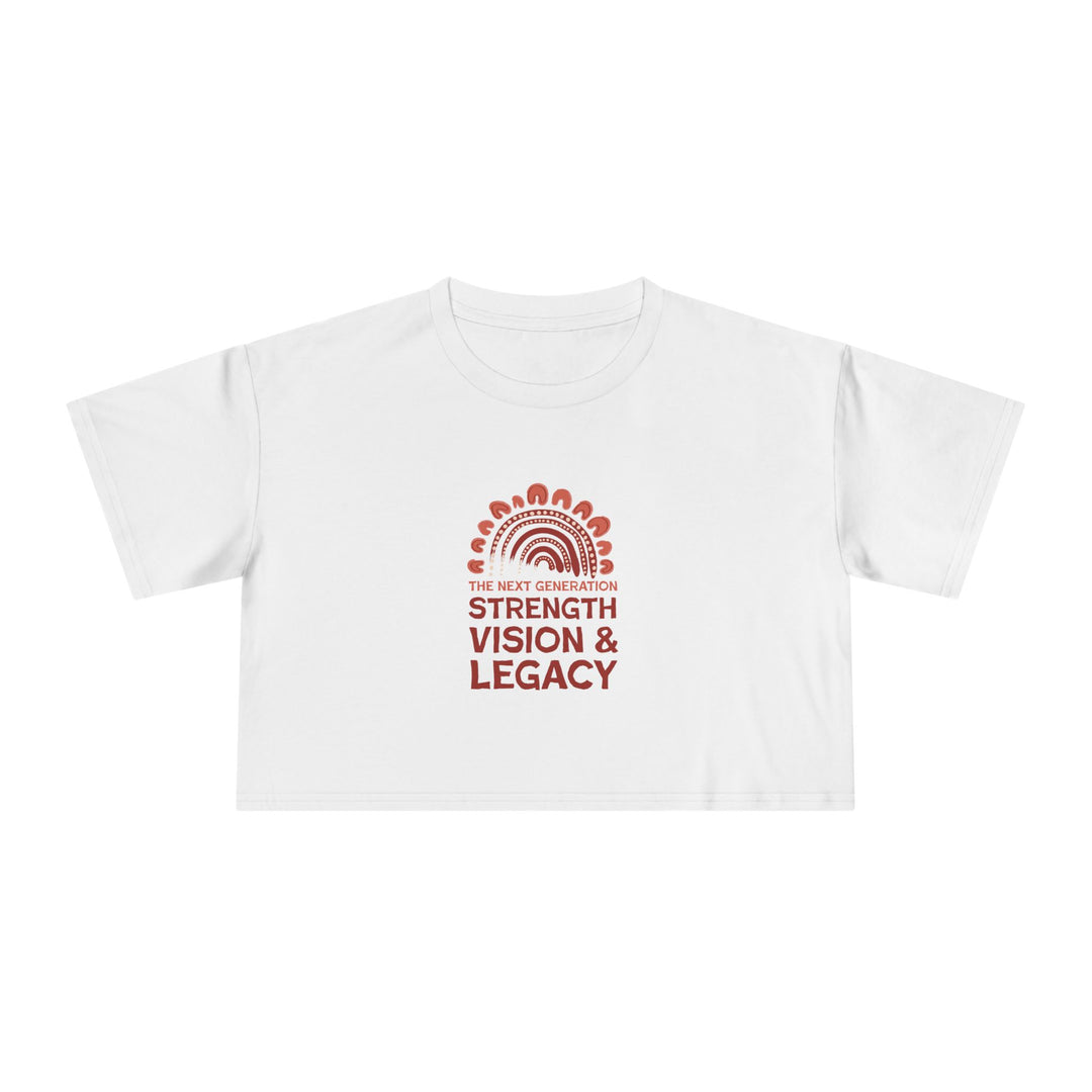 Legacy in Motion  - NAIDOC 2025 Women's Cropped T-Shirt