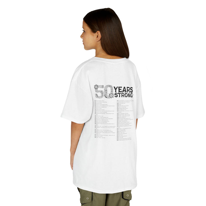 50-Year Commemoration (black/white) - NAIDOC 2025 Kids' Cotton Tee