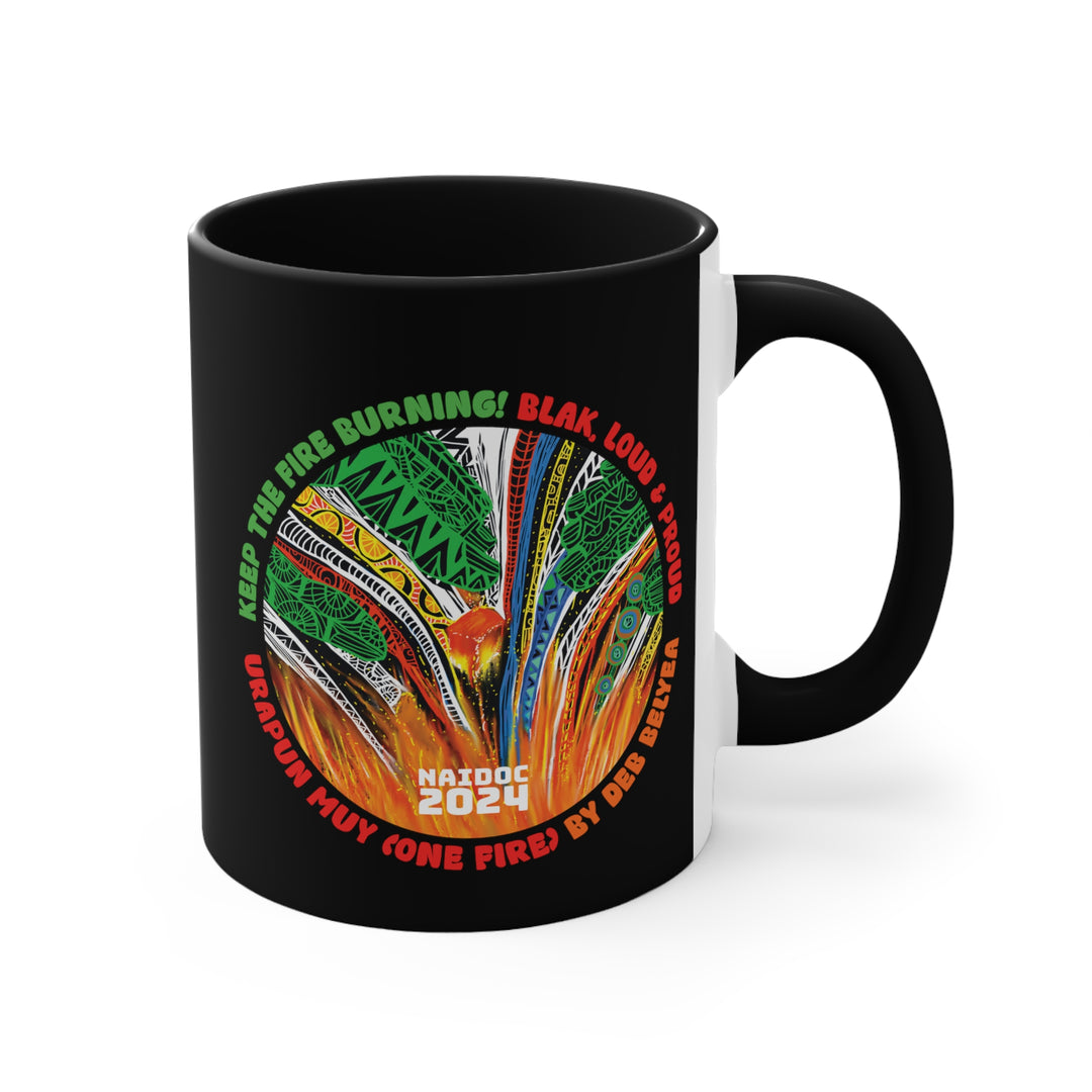 One Fire - NAIDOC 2024 Colourful Accent Mug