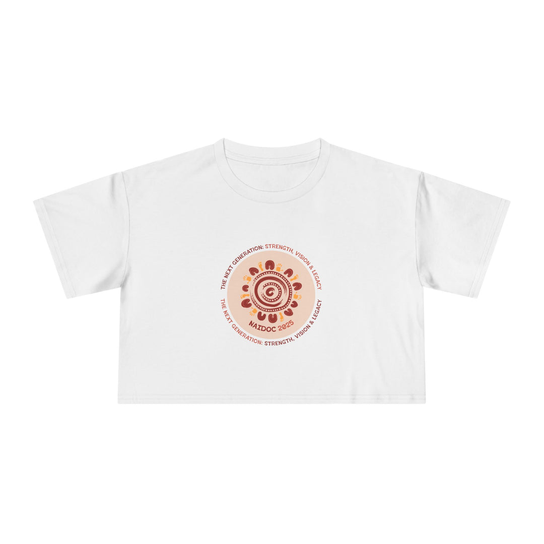 Pathways of Legacy - NAIDOC 2025 Women's Cropped T-Shirt