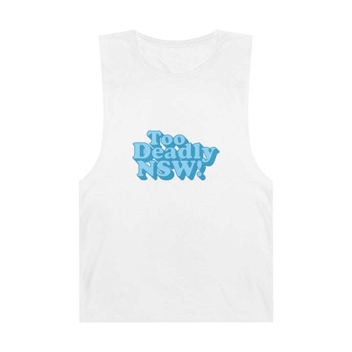 Too Deadly (Blue & White) - Unisex Tank Top