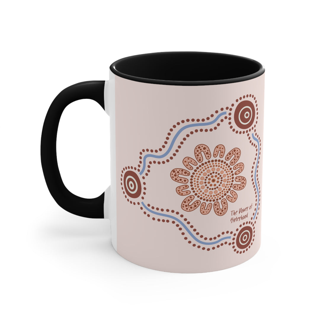 The Power of Sisterhood - Colourful Accent Mug