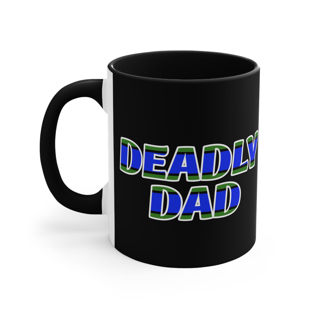 Deadly Dad (Island Style) - Colourful Accent Mug
