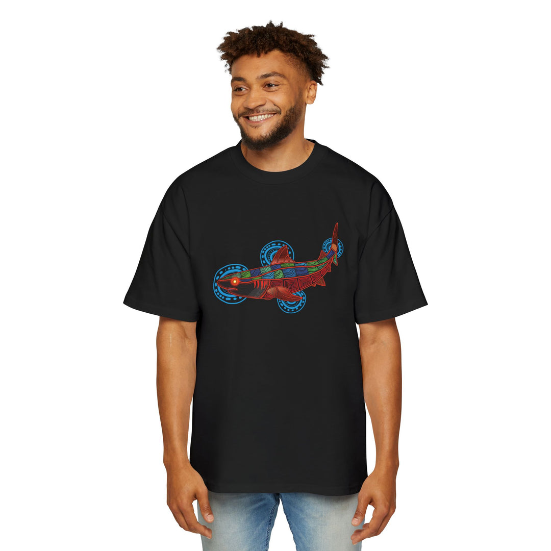 Tiger Shark – Shadows - Men's Oversized Tee
