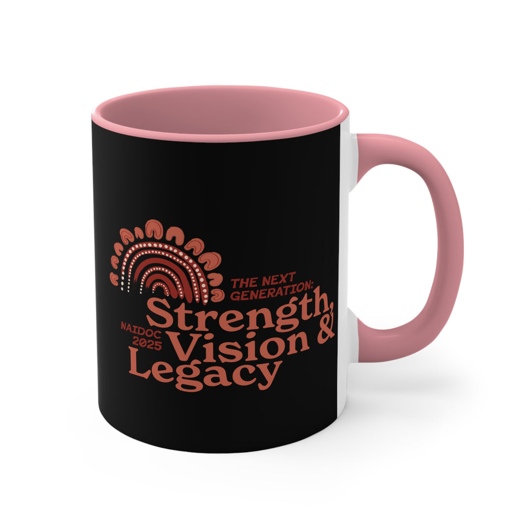 Strength, Vision & Legacy - NAIDOC 2025 Colourful Accent Mug