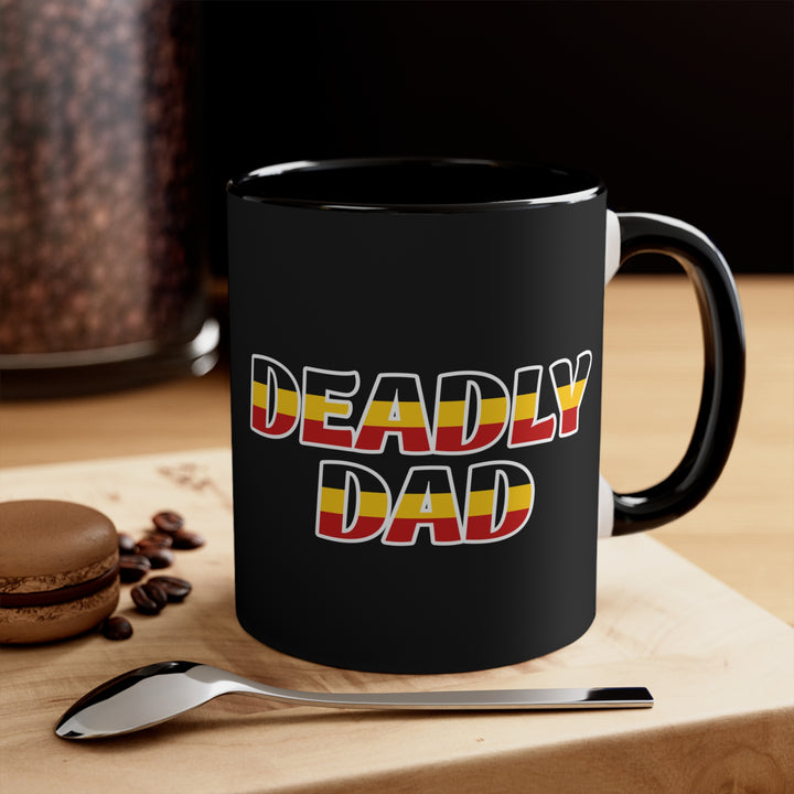 Deadly Dad (Strong and Deadly) - Colourful Accent Mug