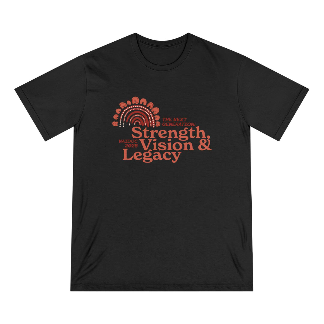 Strength, Vision & Legacy - NAIDOC 2025 Unisex Organic T-Shirt