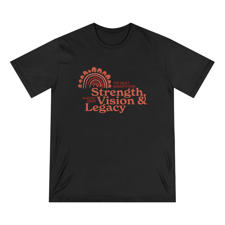 Strength, Vision & Legacy - NAIDOC 2025 Unisex Organic T-Shirt