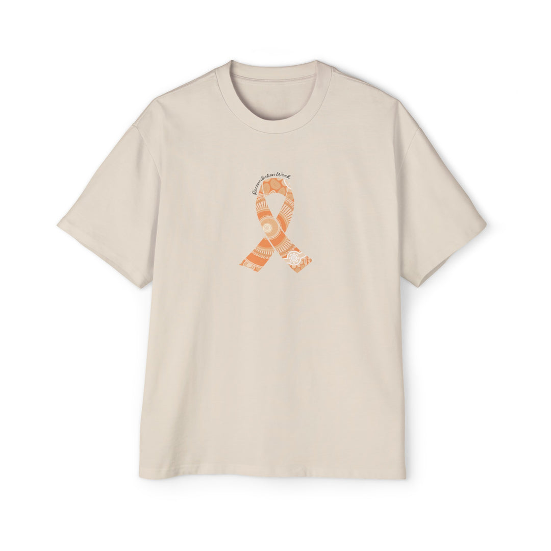 Reconciliation Ribbon - Men's Oversized Tee