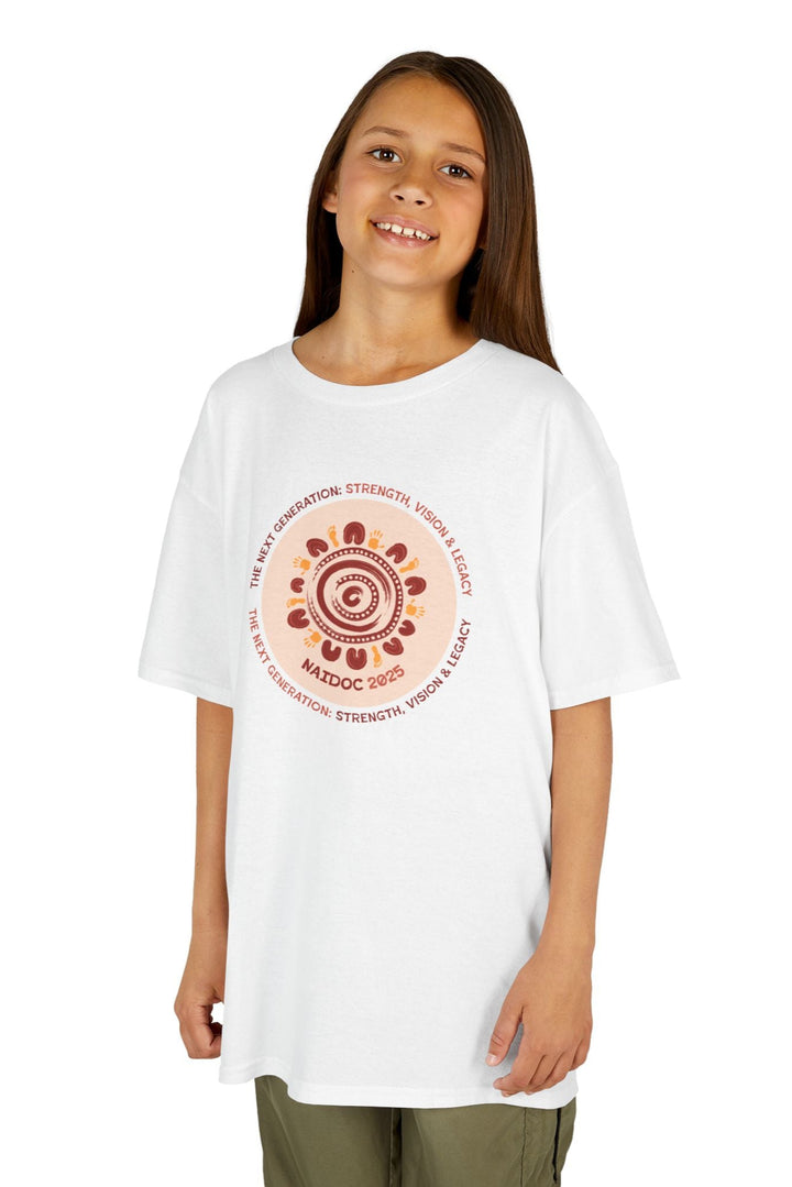 Pathways of Legacy - NAIDOC 2025 Kids' Cotton T-Shirt