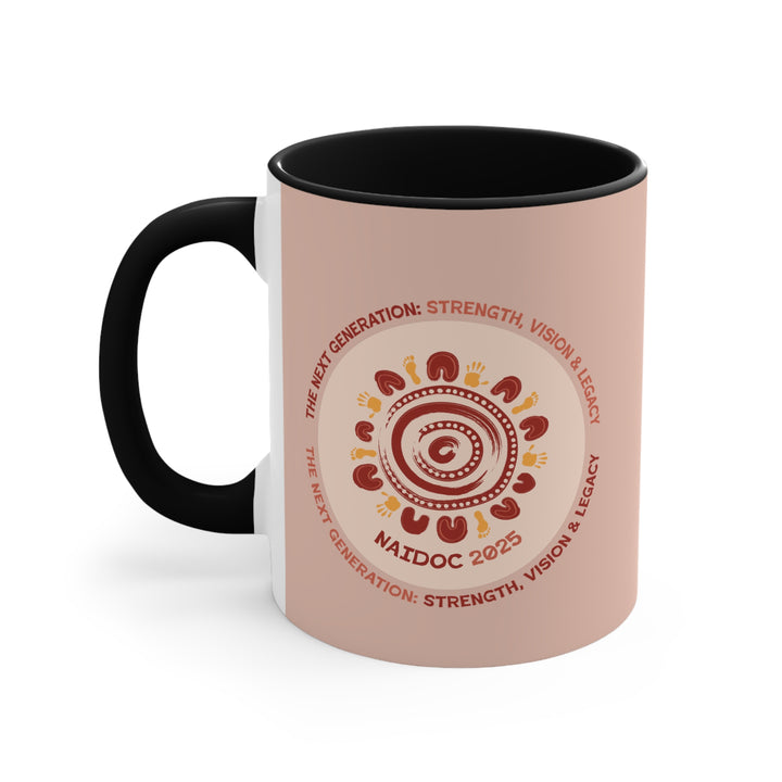 Pathways of Legacy - NAIDOC 2025 Colourful Accent Mug