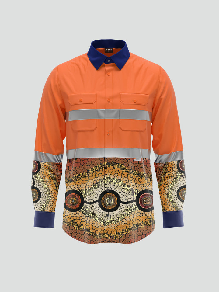 She Sings To Me From the Dreaming - Corporate Hi-Vis Unisex Workwear Shirt