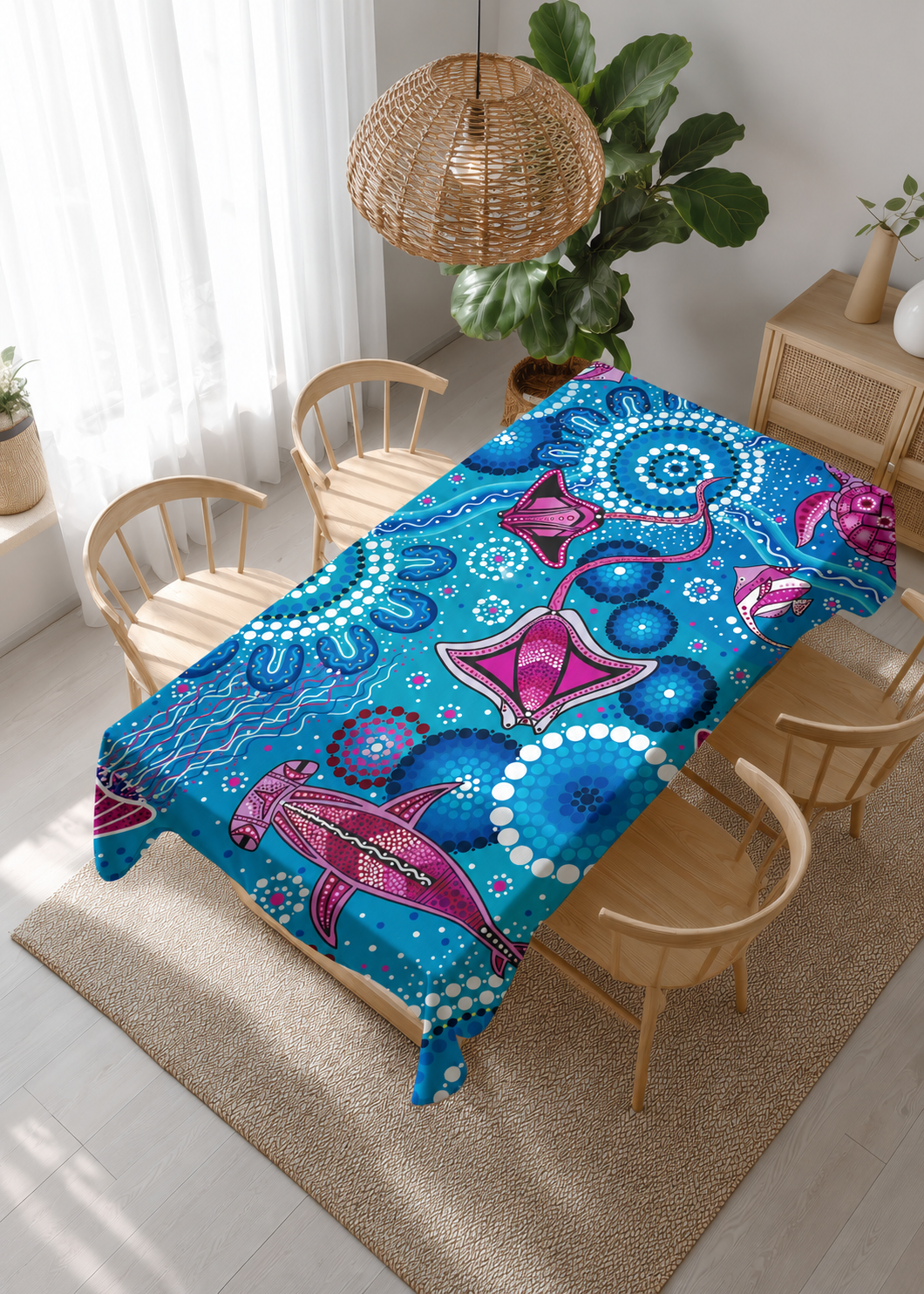 Sea Beauty- Rectangle Tablecloth