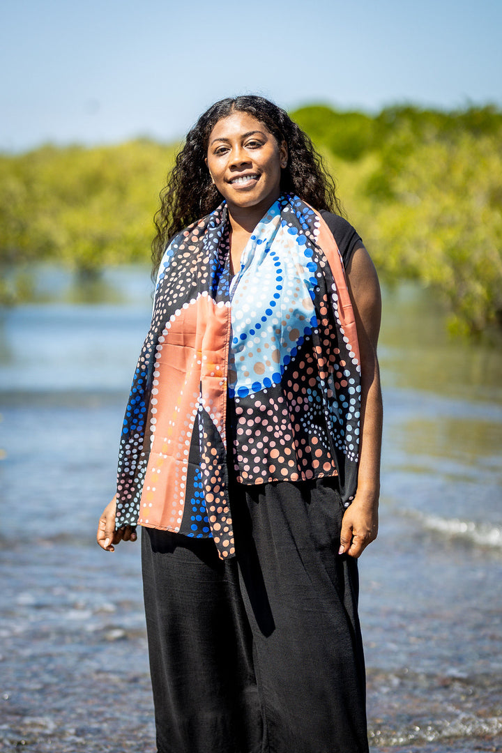 By The Waterhole - Chiffon Scarf