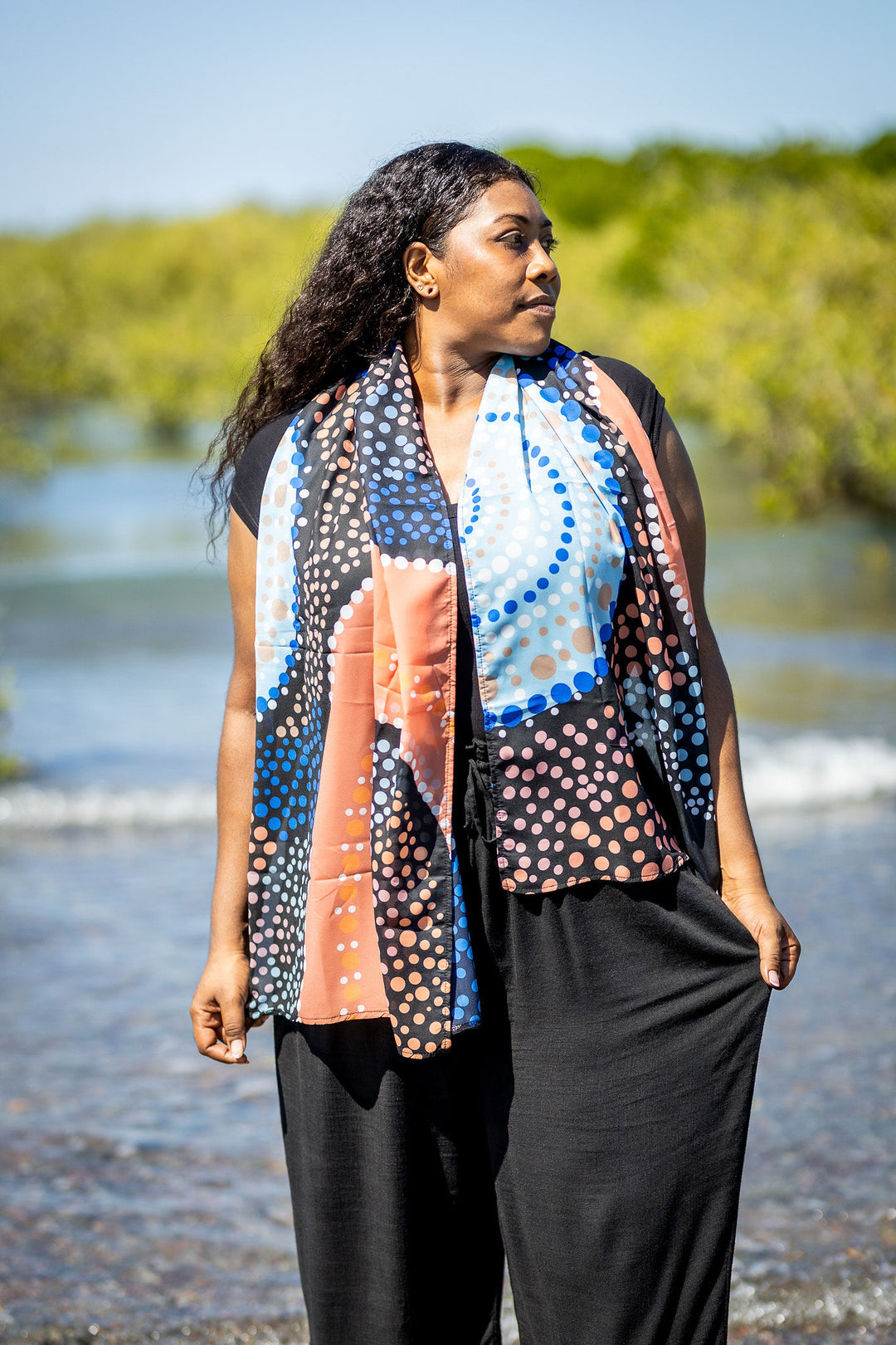 By The Waterhole - Chiffon Scarf