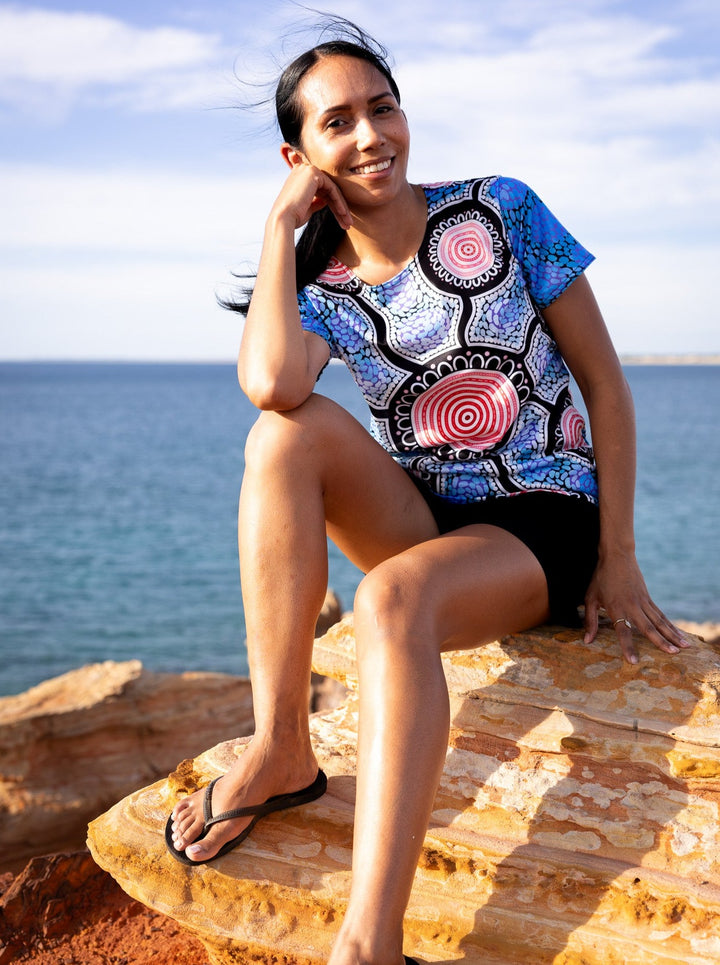 Wii Wilma-li (Make A Fire) - NAIDOC 2024 Women's Fashion Top (Limited Edition)