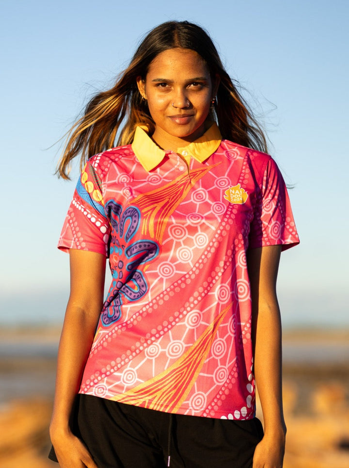 Flames of Connection - NAIDOC 2024 Women's Polo