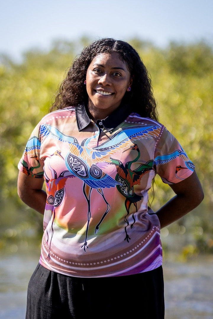 Brolga Dancing - Women's Polo