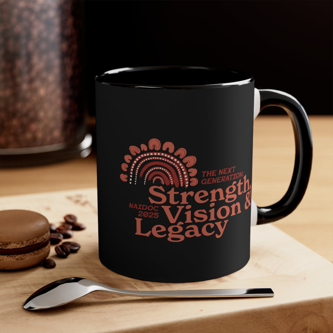 Strength, Vision & Legacy - NAIDOC 2025 Colourful Accent Mug