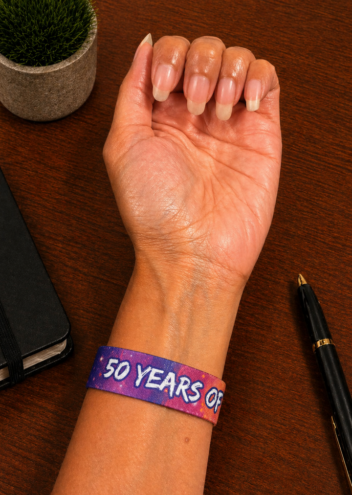 50 Years Deadly - NAIDOC 2026 ELASTIC WRISTBANDS
