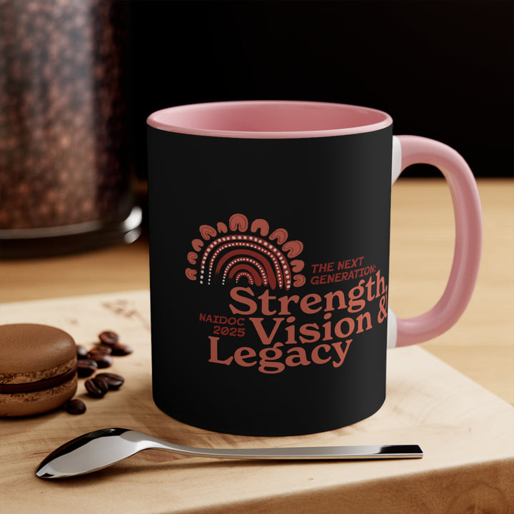 Strength, Vision & Legacy - NAIDOC 2025 Colourful Accent Mug