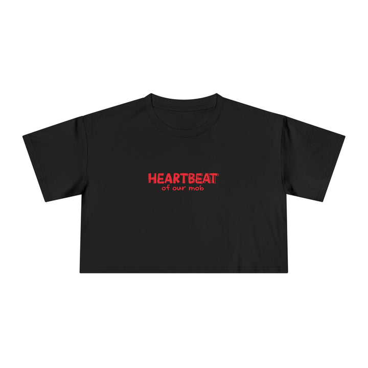 Heartbeat of Our Mob - Women's Cropped T-Shirt