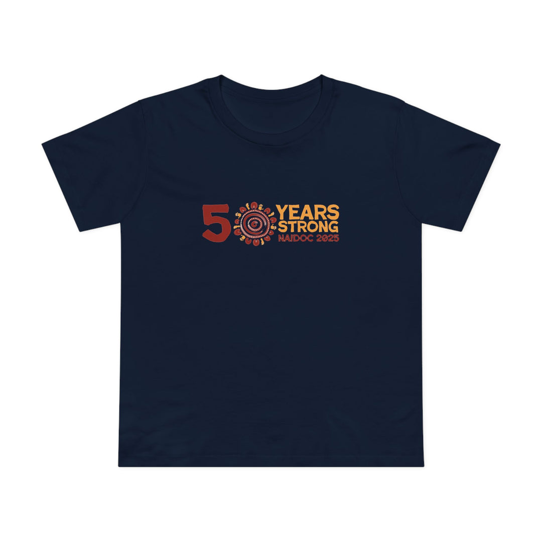 50 Years Strong  - NAIDOC 2025 Women’s T-Shirt