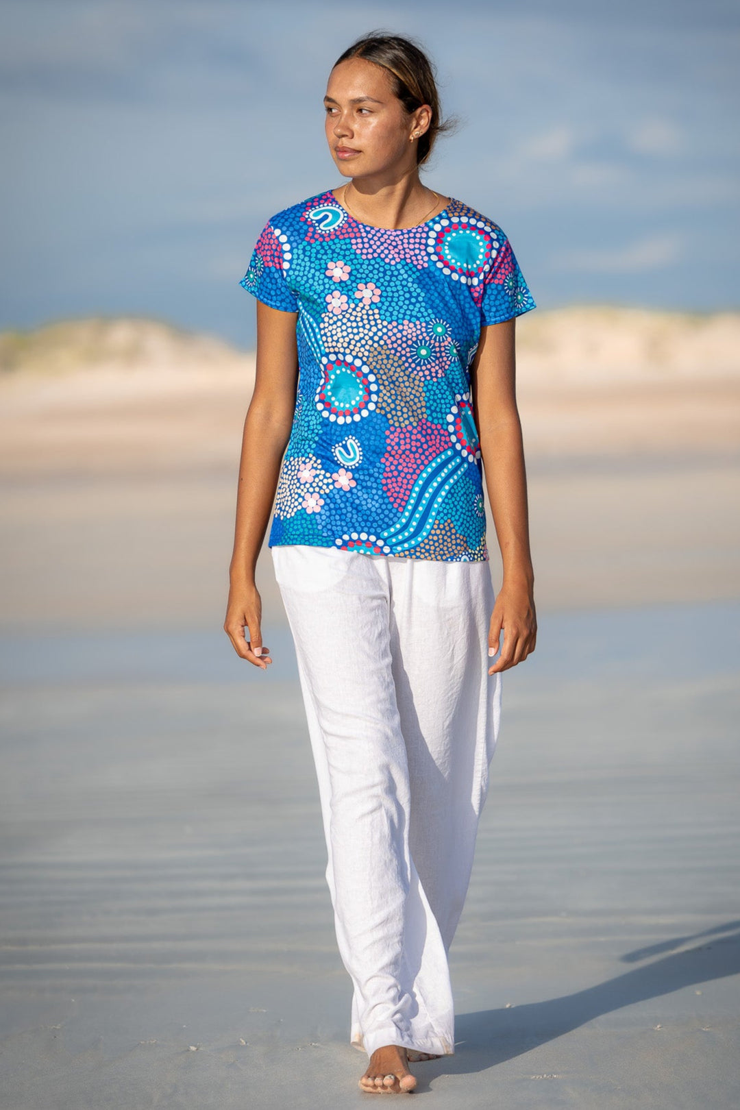 Old Ways Guiding New Paths - NAIDOC 2025 Women's Fashion Top