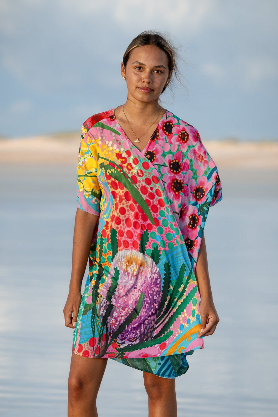 Native Flowers - Kaftan