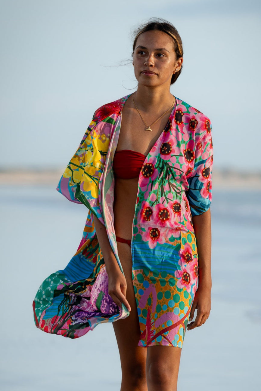 Native Flowers - Kaftan