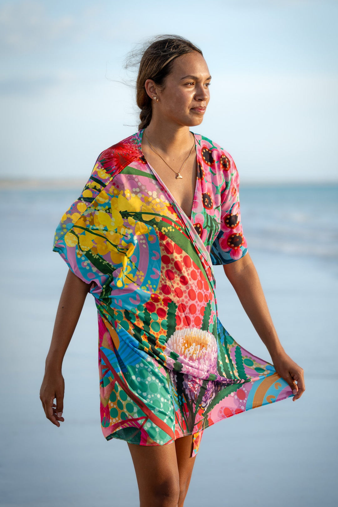 Native Flowers - Kaftan