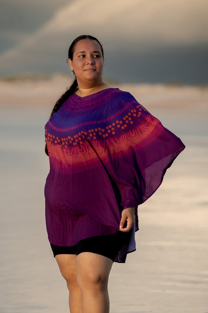 Connection -  Throw-Over Capelet
