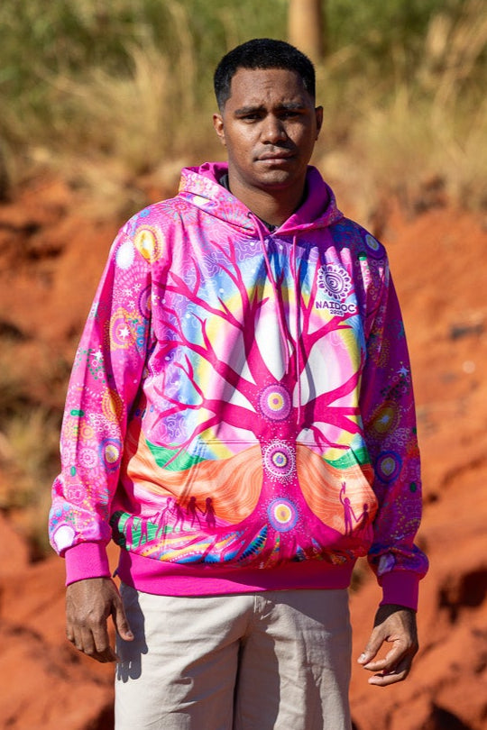 Deep Roots, Bright Future - NAIDOC 2025 Men's Hoodie
