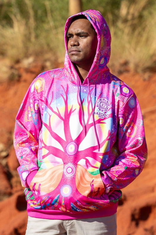 Deep Roots, Bright Future - NAIDOC 2025 Men's Hoodie