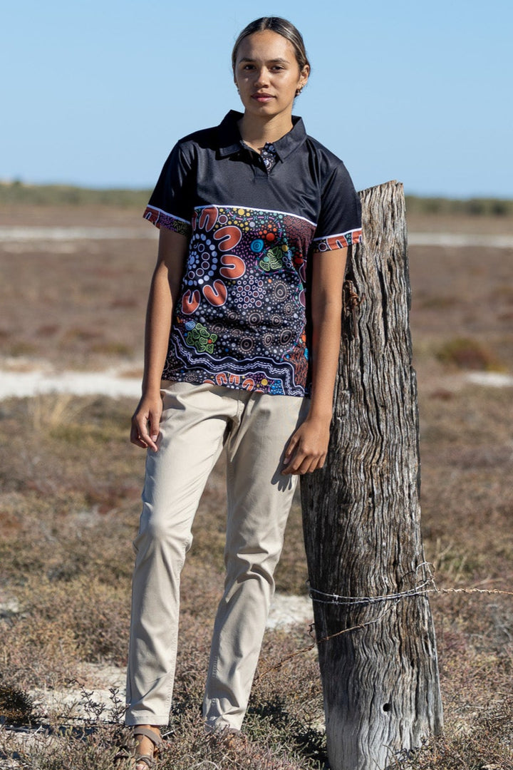 Bundian Way - UPF 50+ - Women's Custom Polo