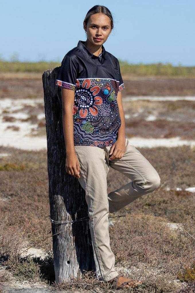 Bundian Way - UPF 50+ - Women's Custom Polo