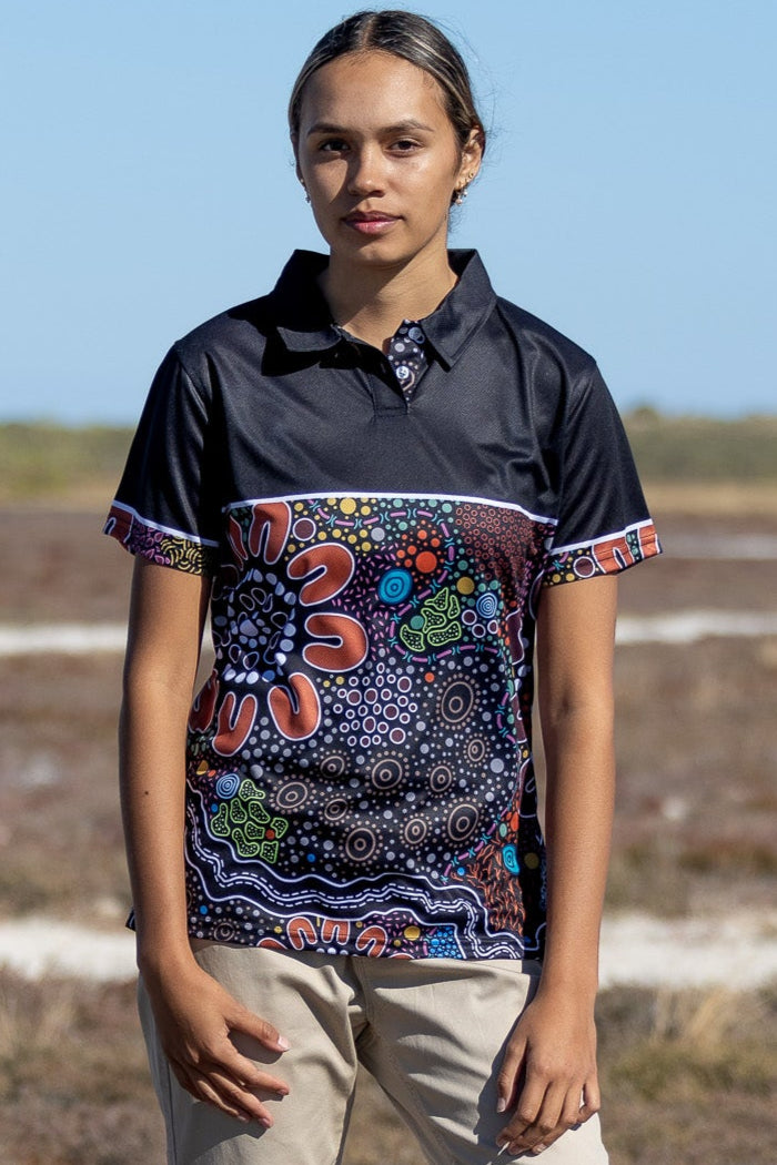 Bundian Way - UPF 50+ - Women's Custom Polo