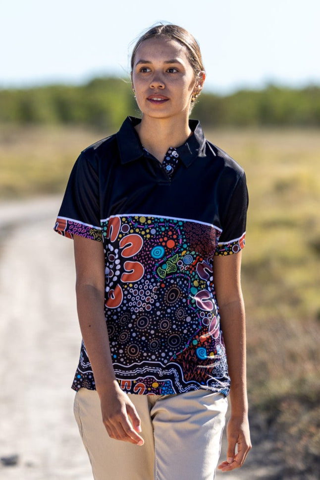 Bundian Way - UPF 50+ - Women's Custom Polo