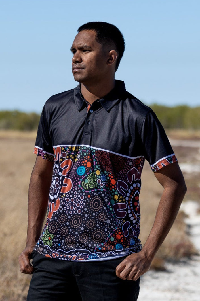 Bundian Way - UPF 50+ - Men's Custom Polo