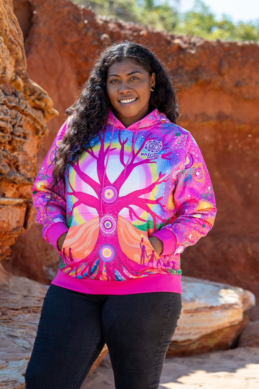 Deep Roots, Bright Future - NAIDOC 2025 Women's Hoodie