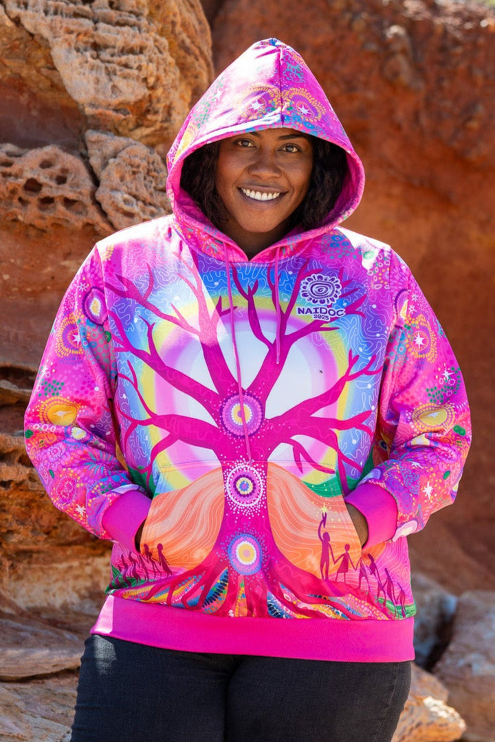 Deep Roots, Bright Future - NAIDOC 2025 Women's Hoodie